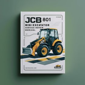 JCB 801 Mini Excavator Manual de servicio y reparación