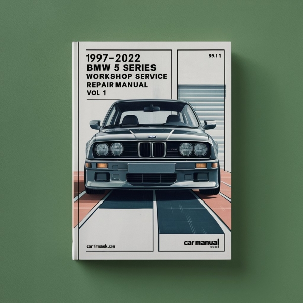 1997-2002 BMW 5 Series E39 Workshop Manual de servicio y reparación Vol. 1