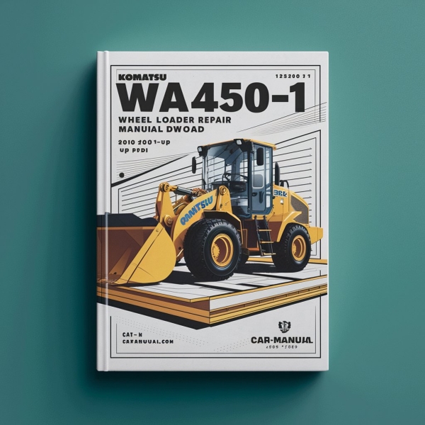 Komatsu WA450-1 Wheel Loader Manual de servicio y reparación -10001 and up