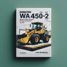 Komatsu WA450-2 Wheel Loader Manual de servicio y reparación -A25001 and up