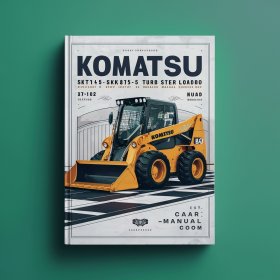 Komatsu SK714-5 SK815-5 SK815-5 turbo Skid Steer Loader Manual de servicio y reparación -37AF01876 and up 37BF00902 and up 37BTF00224 and up