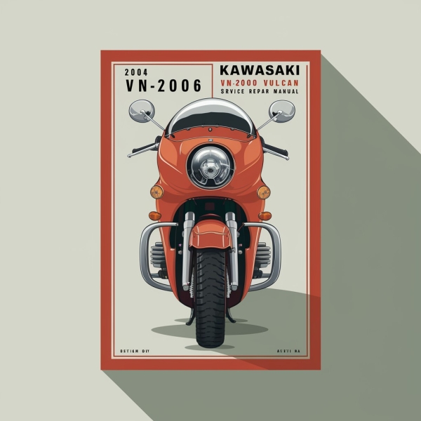2004-2006 Kawasaki VN2000 Vulcan Manual de servicio y reparación