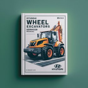 Hyundai Wheel Excavators R95W-3 Manual de servicio y reparación