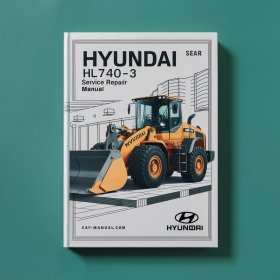 Hyundai HL740-3 Wheel Loader Manual de servicio y reparación