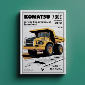 Komatsu 730E DUMP Truck Manual de servicio y reparación A30260