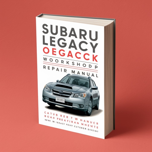 Subaru Legacy Legacy Outback Workshop Manual de servicio y reparación 2012 (2 800+ Pages 258MB Searchable Bookmarked iPad-ready)