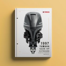 1997 Yamaha S225 HP outboard Manual de servicio y reparación