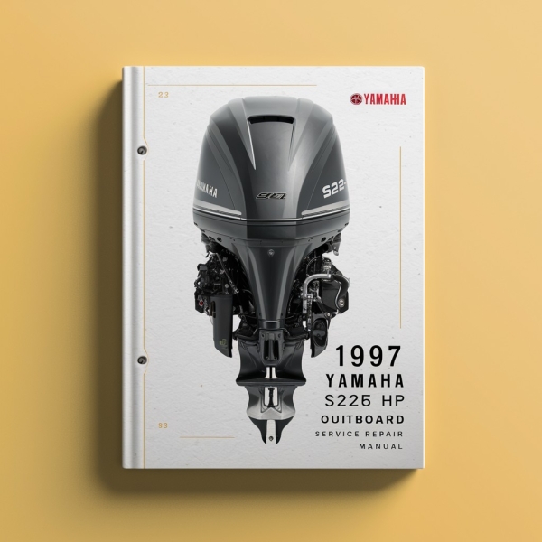 1997 Yamaha S225 HP outboard Manual de servicio y reparación
