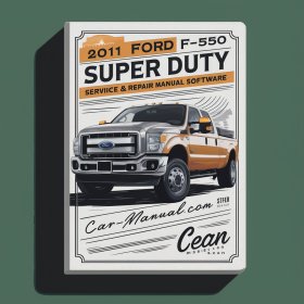 2011 Ford F-550 Super Duty Manual de servicio y reparación Software