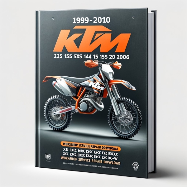 1999-2010 KTM 125 144 150 200 SX SXS MXC EGS EXC EXC SIX DAYS XC XC-W Workshop Manual de servicio y reparación 1999 2000 2001 2002 2003 2004 2005 2006 2007 2008 2009 2010