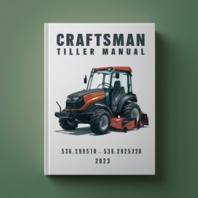 Manual de Cultivador Craftsman 536.292510 / 536.292520 (PDF)