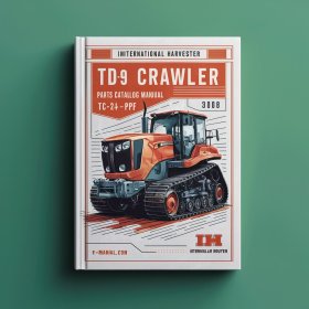Catálogo de Piezas de Tractores de Orugas IH International Harvester TD-9 - Manual IPL IPC TC-24E