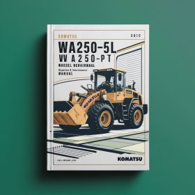 Komatsu WA250-5L WA250PT-5L Wheel Loader Manual de servicio y reparación + Operation & Maintenance Manual
