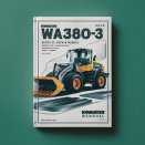 Komatsu WA380-3 Wheel Loader Service Repair Manual + Operation & Maintenance Manual