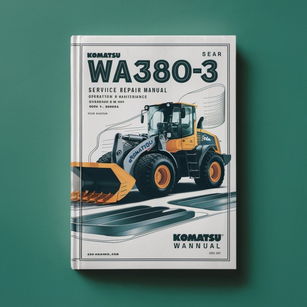 Komatsu WA380-3 Wheel Loader Manual de servicio y reparación + Operation & Maintenance Manual