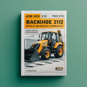 Manual de Servicio y Reparación de la Cargadora Retroexcavadora JCB 2CX, 2DX, 210, 212 (PDF)