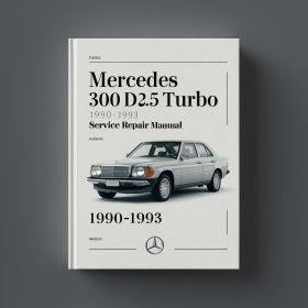 Mercedes 300 D 2.5 Turbo 1990-1993 Manual de servicio y reparación Dow