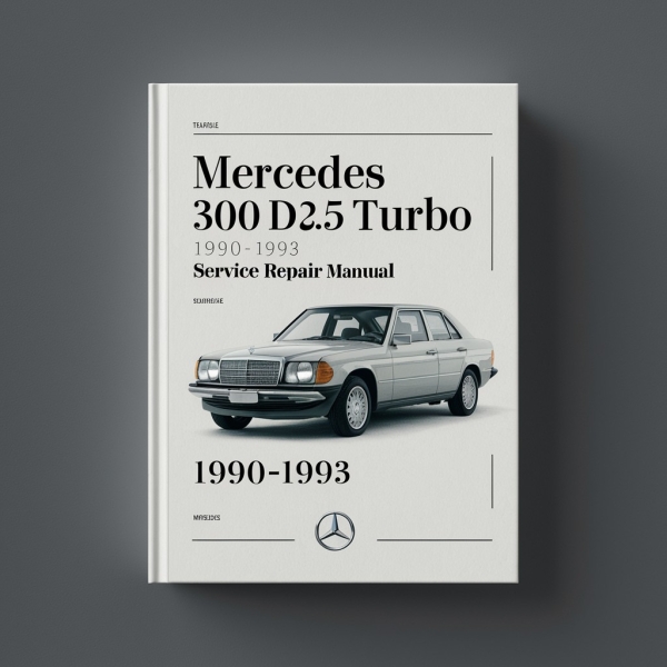 Mercedes 300 D 2.5 Turbo 1990-1993 Manual de servicio y reparación Dow