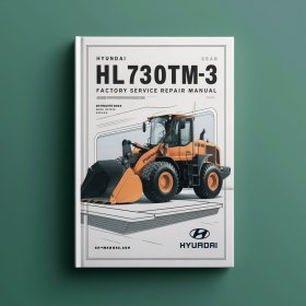 Hyundai HL730TM-3 Wheel Loader Factory Manual de servicio y reparación