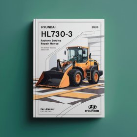 Hyundai HL730-3 Wheel Loader Factory Manual de servicio y reparación