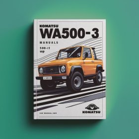 Komatsu WA500-3 Manuals/n 50001 and up