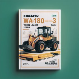 Komatsu WA180-3 WA180L-3 Wheel Loader Repair Manual