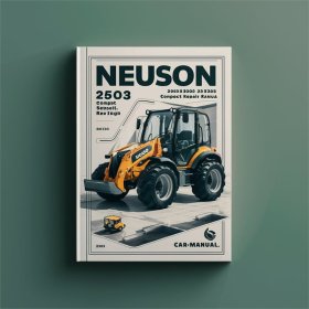 Neuson 2503 3003 3503 3703 Compact Excavator Full Manual de servicio y reparación