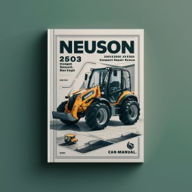 Neuson 2503 3003 3503 3703 Compact Excavator Full Manual de servicio y reparación