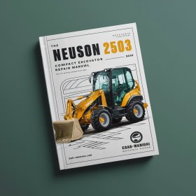 Neuson 2503 Compact Excavator Full Manual de servicio y reparación