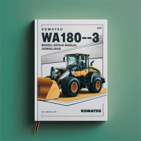 Komatsu WA180-3 WA180L-3 Wheel Loader Service Repair Manual (SN: A80001 and up 54001 and up)