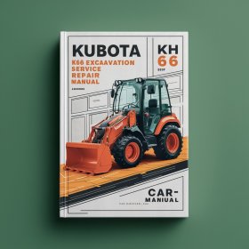 Kubota KH 66 Excavator Manual de servicio y reparación