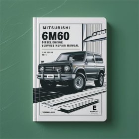 Mitsubishi 6M60 Dieselmotor Service- und Reparaturhandbuch