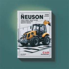 Neuson 2503 3003 3503 3703 Compact Excavator Manual de servicio y reparación