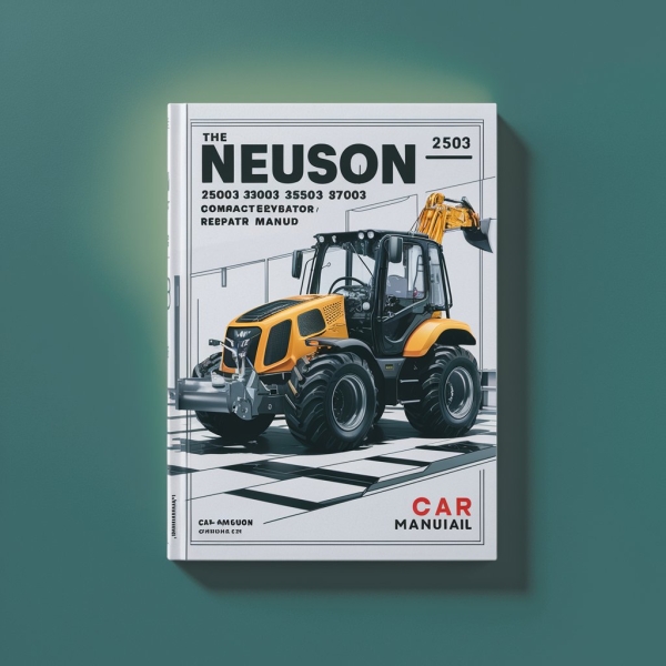 Neuson 2503 3003 3503 3703 Compact Excavator Manual de servicio y reparación