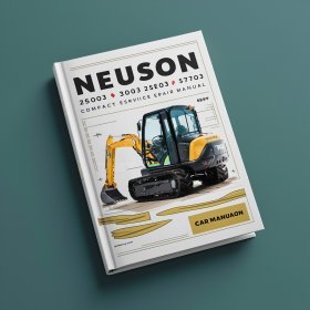 Neuson 2503 3003 3503 3703 Compact Excavator Workshop Manual de servicio y reparación