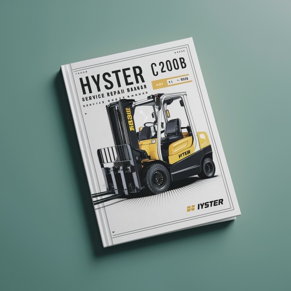 Manual de Servicio y Reparación de la Carretilla Elevadora Hyster C007 (P200B)