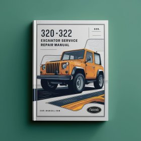320 322 Excavator Manual de servicio y reparación (G Series)