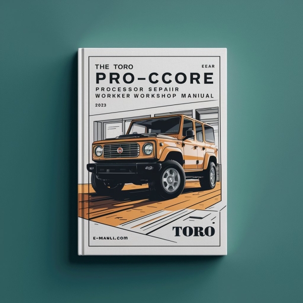 Manual de Reparación del Toro ProCore Processor Service