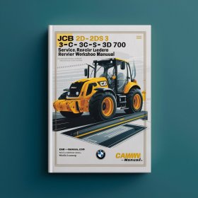 JCB 2D 2DS 3 3C 3CS 3D 700 Excavator Loader Service Repair Workshop Manual
