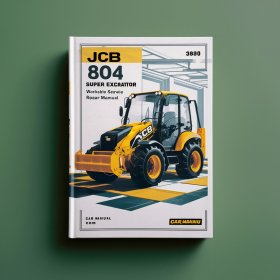 JCB 804 Super Mini Excavator Workshop Manual de servicio y reparación