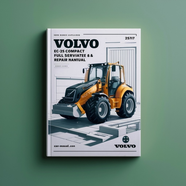 Volvo EC-25 Compact Excavator Full Manual de servicio y reparación