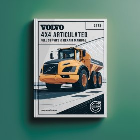 Volvo A25E 4x4 Articulated Dump Truck Full Manual de servicio y reparación