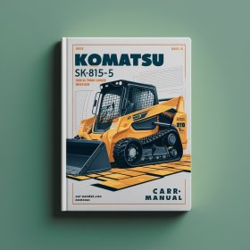 Komatsu SK815-5 Turbo SKID-Steer Loader Manual de servicio y reparación