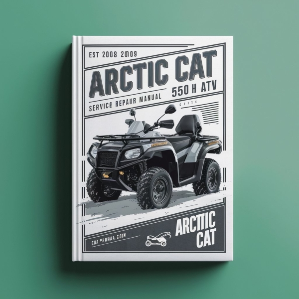 Arctic Cat 550 H1 ATV 2008 2009 Manual de servicio y reparación