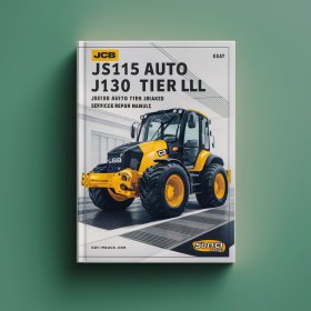 JCB JS115 Auto Tier lll JS130 Auto Tier lll JS145 Auto Tier lll Tracked Excavator Manual de servicio y reparación