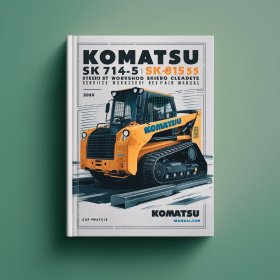 Komatsu SK714-5 SK815-5 SK815-5 Turbo Skid Steer Loader Manual completo de servicio y reparación del taller