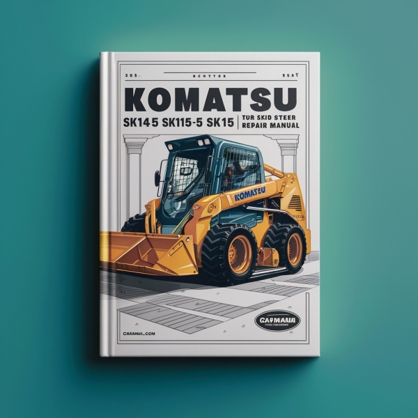 Komatsu SK714-5 SK815-5 SK815-5 Turbo Skid Steer Loader Manual de servicio y reparación