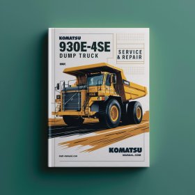 Komatsu 930E-4SE Dump Truck Manual de servicio y reparación