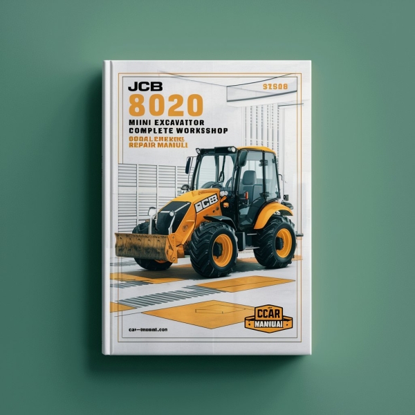 JCB 8020 Mini Excavator Manual completo de servicio y reparación del taller