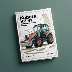 Kubota KH 41 Excavator All Manual de servicio y reparación